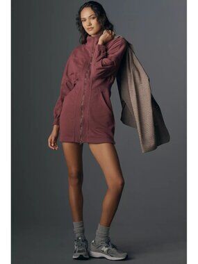 Daily Practice Anthropologie Long-Sleeve Pop Trick Mini Dress